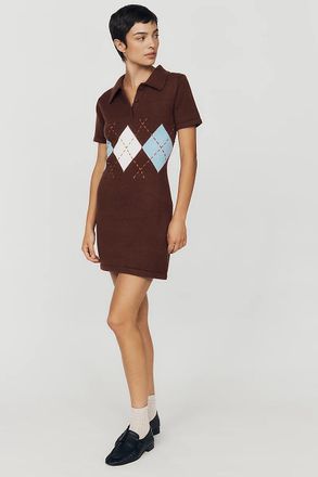 English Factory Polo Knit Mini Dress