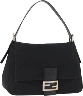 Fendi Pre-owned Shoulder Bags, female, Black, Size: ONE SIZE Pre-owned Vintage Shoulder Bag