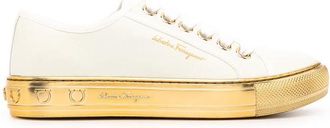 Ferragamo Ladies White Sneakers, US Size 5