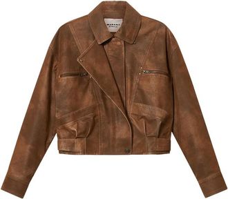 Isabel Marant Distressed-effect Panelled Jacket