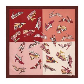 Ferragamo Dames, Accessoires, Rood, Maat: ONE Size Zijde