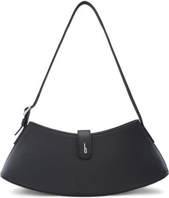 Behno Ruth Mini Saffiano Leather Shoulder Bag in Black at Nordstrom