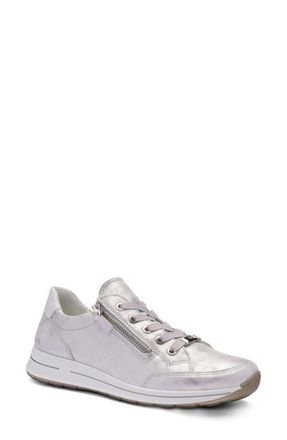 Ara Oleanna Zip Sneaker in Dusty/White at Nordstrom, Size 6.5