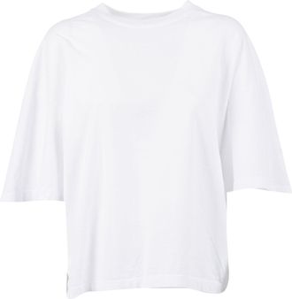 A Gold E Ellery Lace Up Cotton T-Shirt