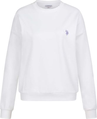 U.S.Polo Association dames sweatshirt van katoen met stretch