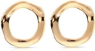 Ettika Open Circle Drop Earrings in Gold at Nordstrom