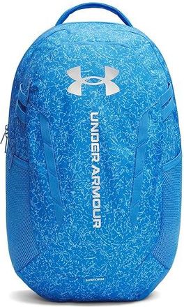Under Armour Hustle 6.0 Backpack Backpack Bags Blue Atlantis/Blue Atlantis/Metallic Silver, Polyester