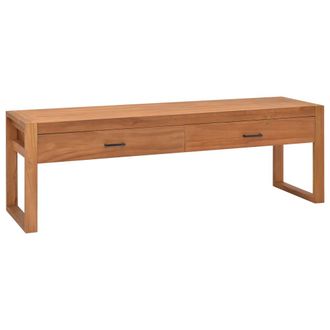 vidaXL Vidaxl - Mueble De Tv De Madera De Teca 140x40x45 Cm