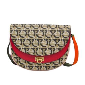 Ferragamo Borsa a spalla in tela Pre-owned - - Pre-owned - Donna - Multicolore - ONE SIZE