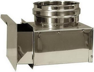 MBM Caja Recolectora De Ceniza Para Chimenea Dn 80