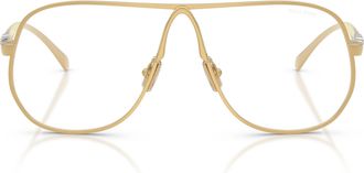 Miu Miu 0mu A56s Thin Metal Frame Aviator Sunglasses