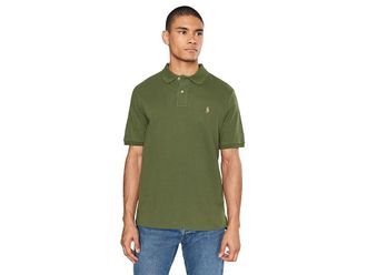 Polo Ralph Lauren Classic Fit Mesh Polo Shirt Mens Short Sleeve Knit Supply Olive : 2XL, Cotton
