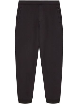 Emporio Armani Structured Elasticated Cuff Tapered Trousers