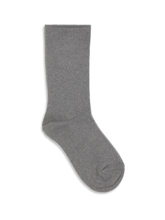Brunello Cucinelli Womens Cashmere Socks Grigio Medio