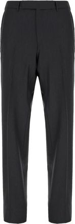 Ermenegildo Zegna Slim-fit broek - Heren - Slim Fit Broeken - Grijs - L - Wol - Broeken