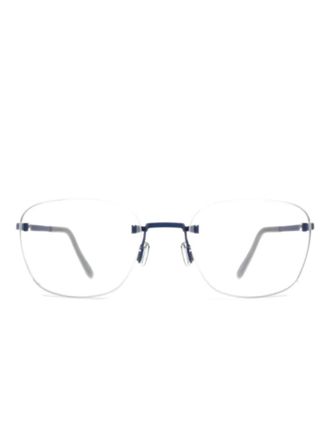 Blackfin Aero A-M bril met randloos montuur - Blauw