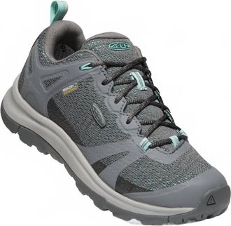 Keen Womens Terradora Ii Waterproof Hiking Shoes In Steel Gray/ocean Wave
