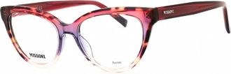 Missoni Demo Cat Eye Ladies Eyeglasses MIS 0091 00AE 52