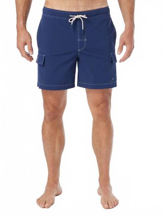 Fair Harbor Breaker Swim Shorts In Navy