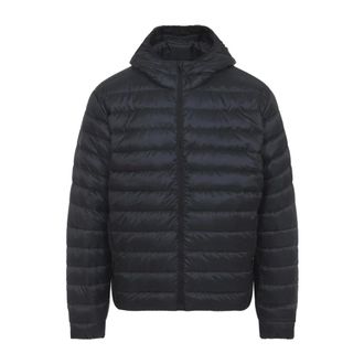 Canada Goose Winter Jackets, male, Black, Size: S Stratus Hoodie