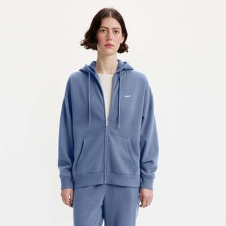 Levi's Dames Levis Everyday Zip-Up Hoody in Indigo