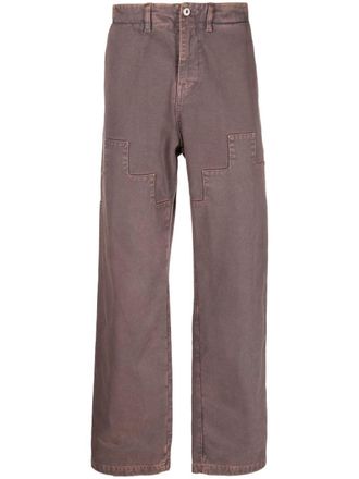 Marcelo Burlon Cross straight-leg trousers - Pink