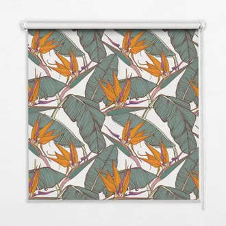 Tulup Tenda A Rullo Interna Per Finestra - Tenda Filtrante Luce - Tenda Privacy - Tenda Decorativa Rettangolare - Rullo Per Interni - (100 Cm X 180 Cm) - Fo