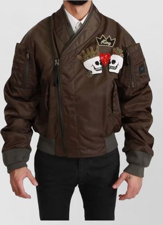 Dolce & Gabbana nylon embellished bomber jacket