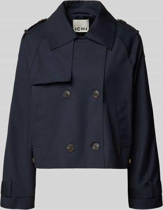 Ichi Regular Fit Jacke mit Viskose-Anteil Modell EPARZA in Marine, Gr&ouml;&szlig;e 34