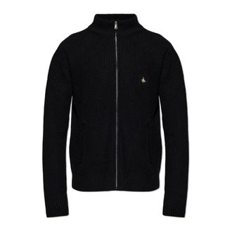 Vivienne Westwood Cardigans, male, Black, Size: S Alex Cardigan