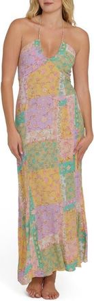 Billabong One Day Halter Maxi Dress in Vintage Violet at Nordstrom, Size X-Small