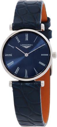Longines La Grande Quartz Blue Dial Ladies Watch L42094942