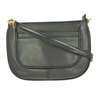 Louis Vuitton Pre-owned Cross Body Bags, female, Black, Size: ONE SIZE Pre-owned Leather Cross Body Bag