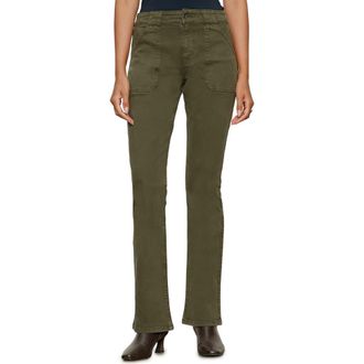 Sanctuary Hayden Utility Bootcut Jeans in Kalamata Green at Nordstrom, Size 32