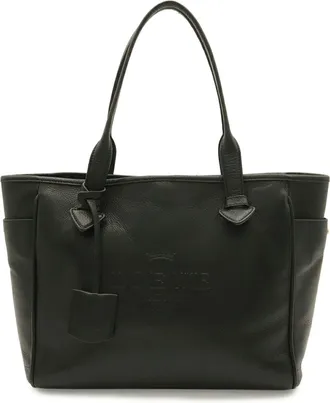 Loewe Black Leather Handbag Tote Bag (Pre-Owned)