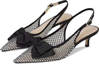 Jack Rogers Debra Jeweled Slingback Womens Sandals Black/Black : 6.5 M, Textile