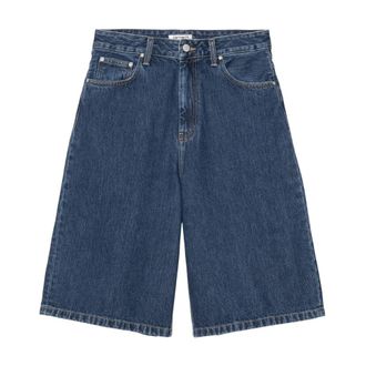 Carhartt Work in Progress Belmont Short - Dames - Denim shorts - Blauw - M - Katoen - Korte Broeken
