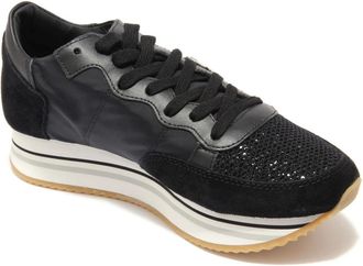 Philippe Model Sneakers, female, Black, 2 UK, High Top Black Shoes