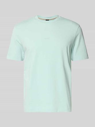 Boss Orange by Hugo Boss BOSS Orange Relaxed Fit T-Shirt aus Baumwoll-Mix Modell TCHUP in Tuerkis, Gr&ouml;&szlig;e XXXL