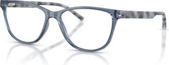A|X Armani Exchange 53mm Cat Eye optical glasses in Blue at Nordstrom