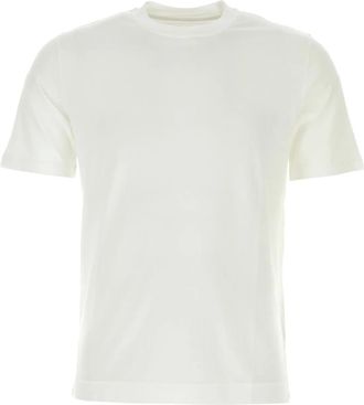 Fedeli White Cotton T-shirt