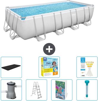 Bestway Piscina Bestway Power Steel Rectangular - 488x244x122 Cm - 8-piezas S532