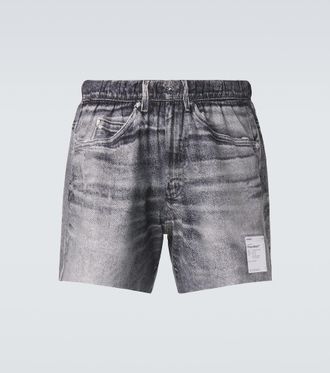 SATISFY PeaceShell 5 trompe loeil shorts