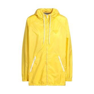 Prada Rain Jackets, female, Yellow, 2XS, Giubbotto Leggero