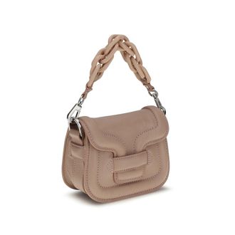 Pierre Hardy Quilted Calf Leather Shoulder Bag - Beige