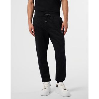 Philipp Plein Composed Jogger Pants Monogram Monogram Men in Black at Nordstrom, Size X-Small/small