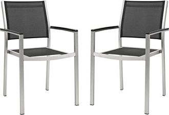 ModWay Shore Dining Chair Outdoor Patio Aluminum Set