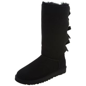 UGG W Bailey Bow Tall Ii, Womens 1016434 Classic Boot, BLACK, 7 UK (40 EU)