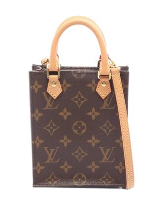 Louis Vuitton 2021-2025 Monogram Petit Sac Plat satchel - Brown