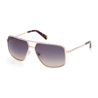 Guess Accessoires, Heren, Geel, ONE Size, Moderne Aviator Zonnebril